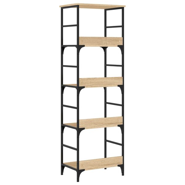 vidaXL Βιβλιοθήκη Sonoma Δρυς 50x33x153 εκ. Επεξεργασμένο Ξύλο