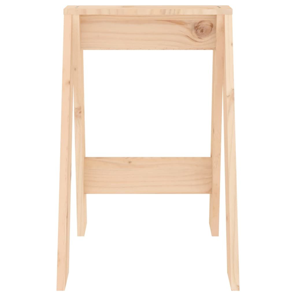 vidaXL Σκαμπό 2 Τεμ. 40 x 40 x 60 εκ. από Μασίφ Ξύλο Πεύκου