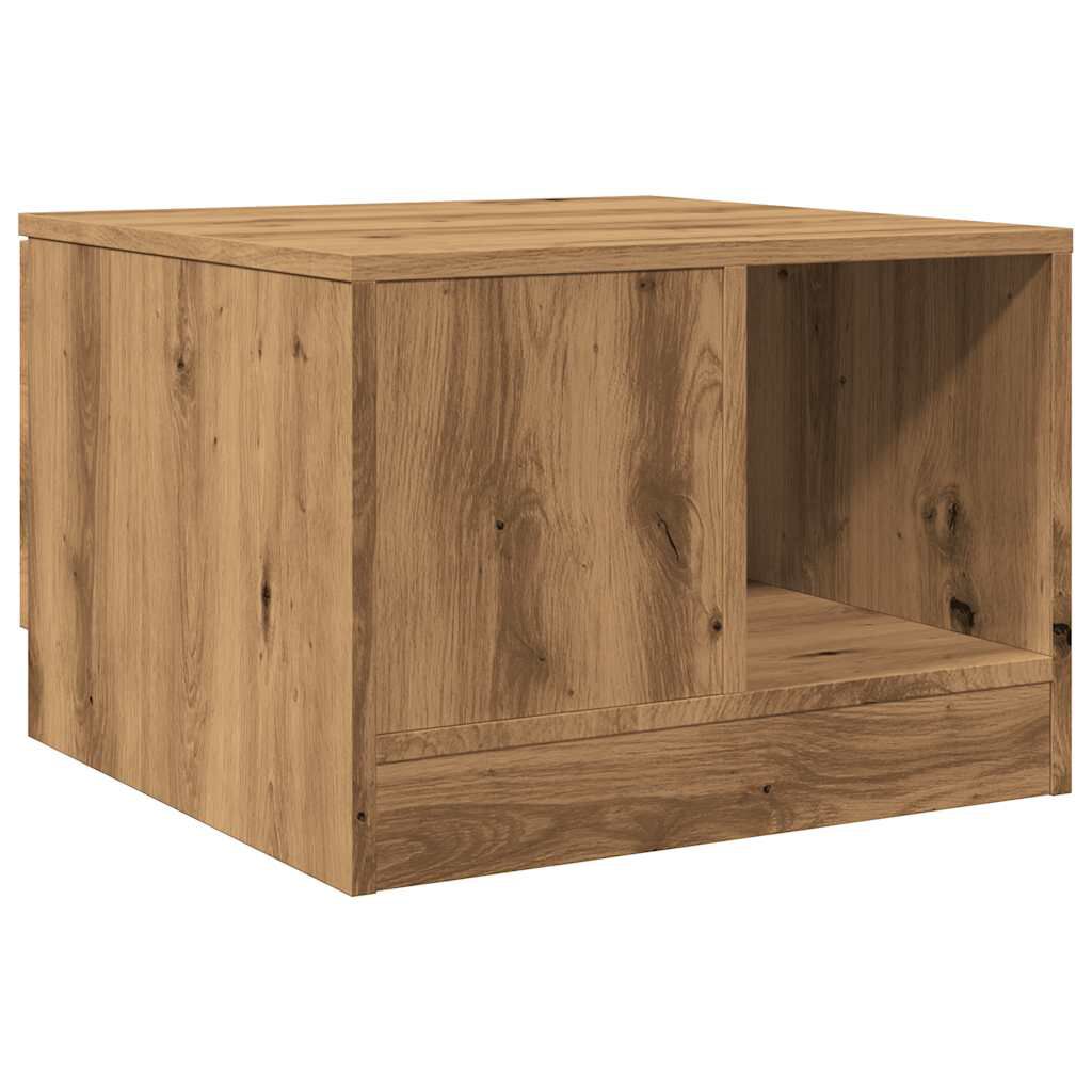 vidaXL Τραπεζάκι Σαλονιού τεχνίτης Δρυς 50x50x36 εκ Επεξεργασμένο Ξύλο