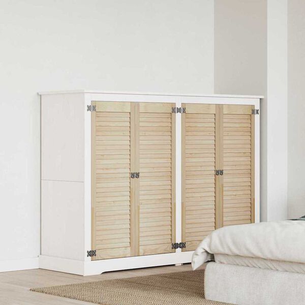 vidaXL Πόρτες Ντουλάπας με πόρτα 4 pcs Καφέ 110 x 39.5 x 2.1 εκ