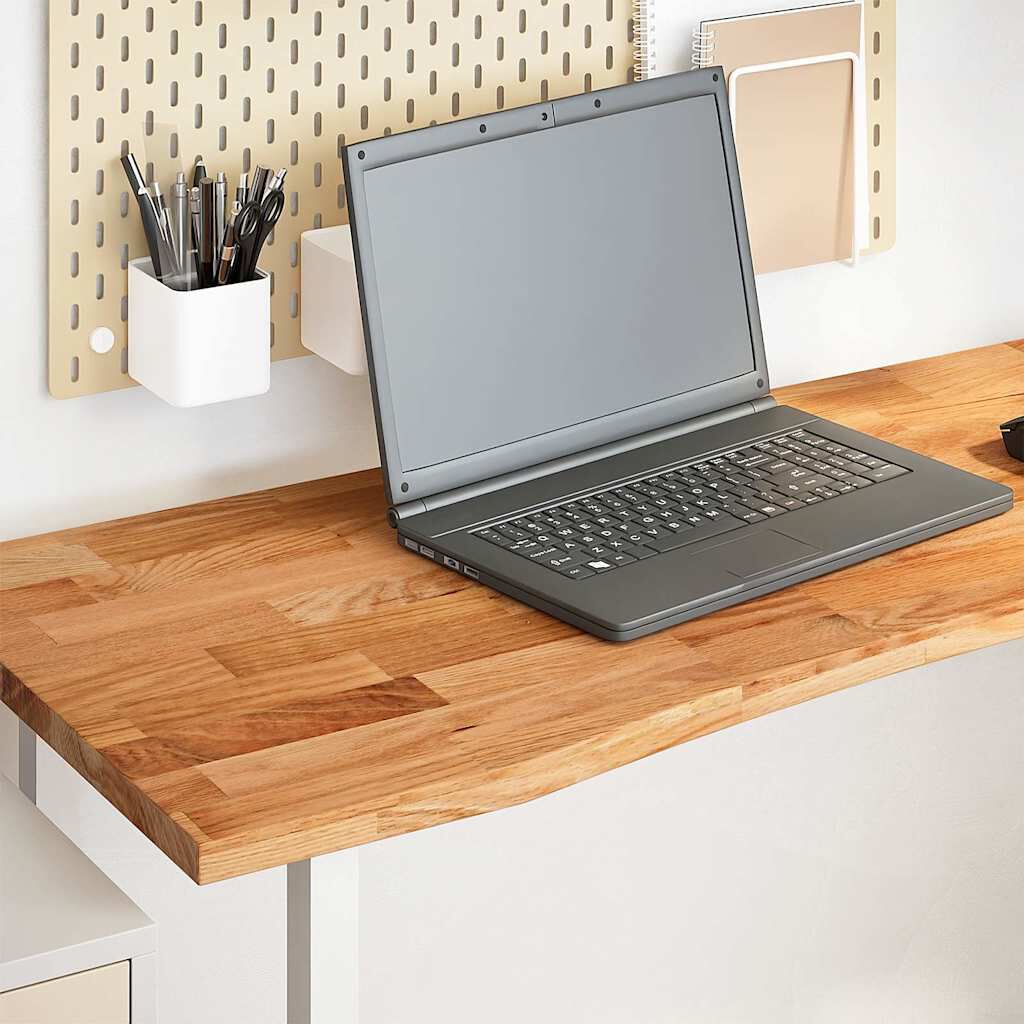 vidaXL Επιφάνεια Τραπεζιού Ορθογώνιος 140x50x2,5 εκ. Μασίφ Ξύλο Δρυός