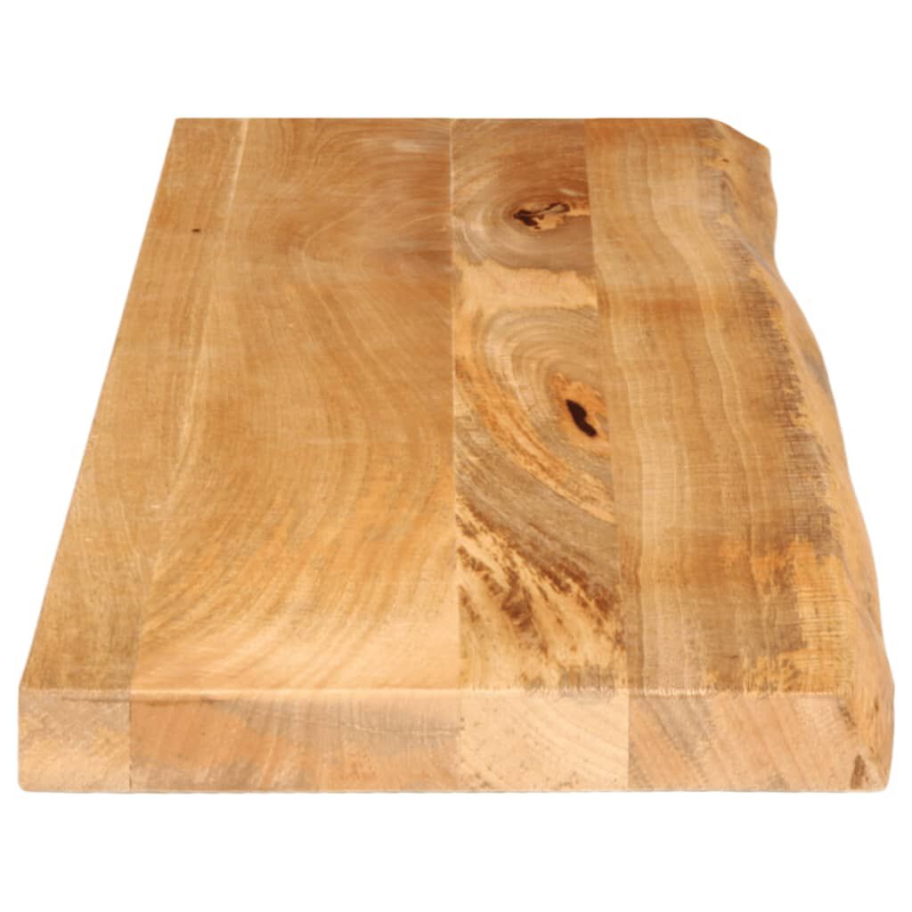 vidaXL Επιφάνεια Τραπεζιού 110x20x3,8 εκ. Live Edge Μασίφ Ξύλο Μάνγκο