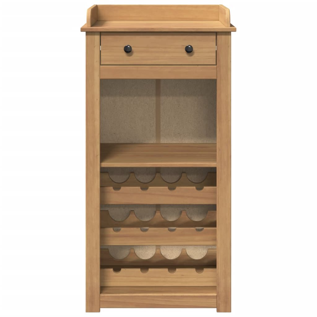 vidaXL Κάβα Κρασιών Panama 57x40x111,5 εκ. από Μασίφ Ξύλο Πεύκου