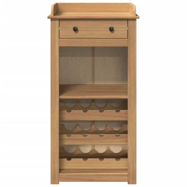 vidaXL Κάβα Κρασιών Panama 57x40x111,5 εκ. από Μασίφ Ξύλο Πεύκου