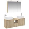 vidaXL &Sigma;&epsilon;&tau; &Nu;&tau;&omicron;&upsilon;&lambda;&alpha;&pi;&iota;ώ&nu; &Mu;&pi;ά&nu;&iota;&omicron;&upsilon; 4 pcs Sonoma &Delta;&rho;&upsilon;&sigmaf; &Epsilon;&pi;&epsilon;&xi;&epsilon;&rho;&gamma;&alpha;&sigma;&mu;έ&nu;&omicron; &Xi;ύ&lambda;&omicron;