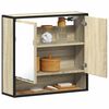 vidaXL Ντουλάπι Καθρέφτη Μπάνιου Sonoma Δρυς 65 x 20 x 60 εκ. από Τεχνητό Ξύλο