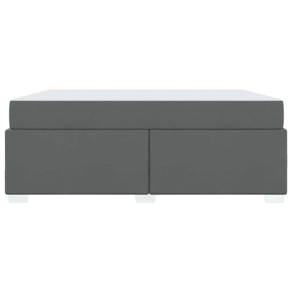 vidaXL Σκελετός Κρεβατιού Σκούρο γκρι 180 x 200 cm ύφασμα