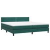 vidaXL &Kappa;&rho;&epsilon;&beta;ά&tau;&iota; Boxspring &mu;&epsilon; &Sigma;&tau;&rho;ώ&mu;&alpha; & LED &sigma;&kappa;&omicron;ύ&rho;&omicron; &pi;&rho;ά&sigma;&iota;&nu;&omicron; 180x220cm &Beta;&epsilon;&lambda;&omicron;ύ&delta;&iota;&nu;&omicron;