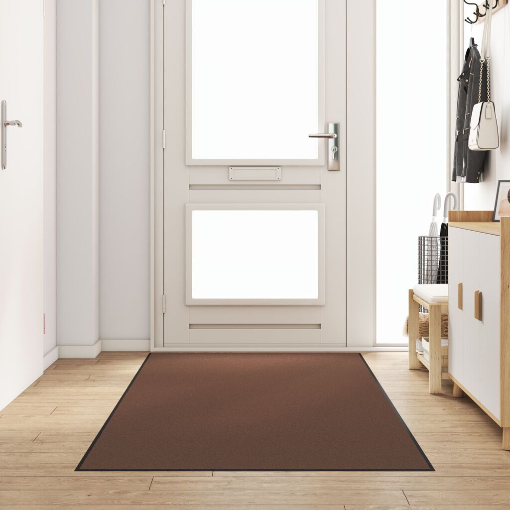 vidaXL Ραχάτι Πόρτας Ορθογώνιο Καφέ 120x250 εκ.