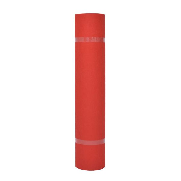 vidaXL Μοκέτα Επαγγελματική Απλή Κόκκινη 1 x 12 μ.