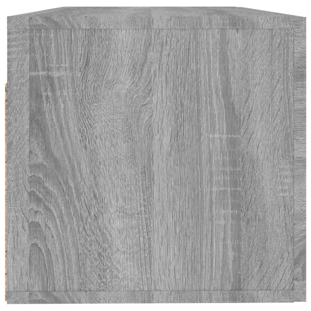 vidaXL Ντουλάπι Τοίχου Γκρι Sonoma 100x36,5x35 εκ. Επεξεργασμένο Ξύλο