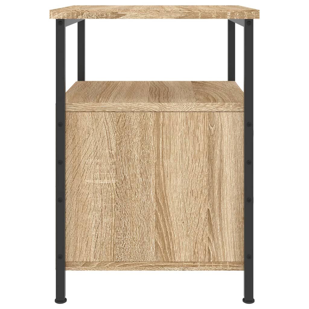 vidaXL Κομοδίνο Sonoma Δρυς 34 x 35,5 x 50 εκ. από Επεξεργασμένο Ξύλο