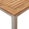 vidaXL Σέτ φαγητού για κήπο 3 pcs Καφέ Μασίφ ξύλο teak