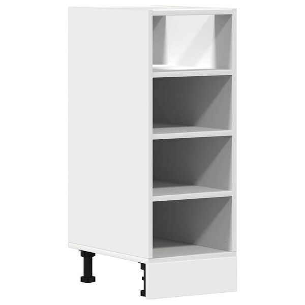 vidaXL Ντουλάπι Δαπέδου Riga Λευκό 30x44,5x81,5 εκ. Μοριοσανίδα
