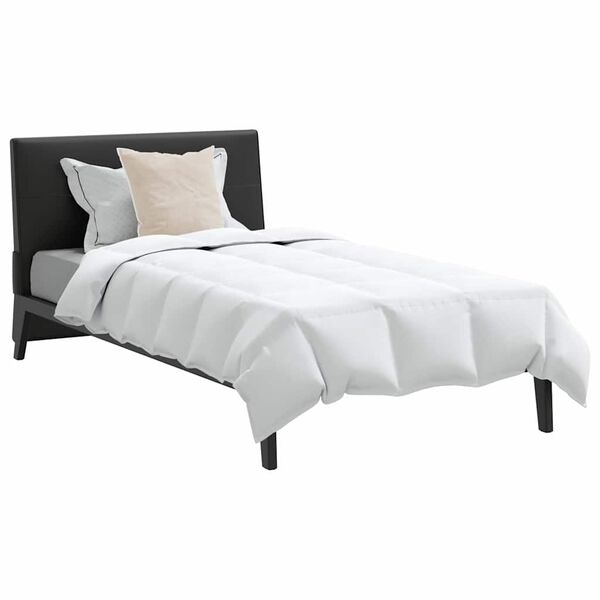 vidaXL Σετ Παπλωμάτων με μαξιλάρι 2 pcs Λευκό 155 x 220 cm Πούπουλο