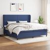 vidaXL &Kappa;&rho;&epsilon;&beta;ά&tau;&iota; Boxspring &mu;&epsilon; &Sigma;&tau;&rho;ώ&mu;&alpha; &Mu;&pi;&lambda;&epsilon; 200x200 &epsilon;&kappa;. &Upsilon;&phi;&alpha;&sigma;&mu;ά&tau;&iota;&nu;&omicron;
