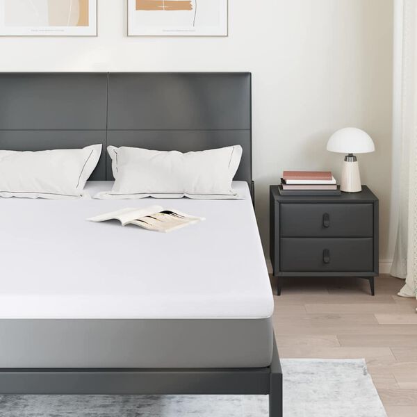 vidaXL &Sigma;&tau;&rho;ώ&mu;&alpha; &epsilon;&pi;&iota;&kappa;ά&lambda;&upsilon;&psi;&eta;&sigmaf; &Lambda;&epsilon;&upsilon;&kappa;ό 140 x 200 cm &Zeta;&alpha;&kappa;ά&rho; ύ&phi;&alpha;&sigma;&mu;&alpha;