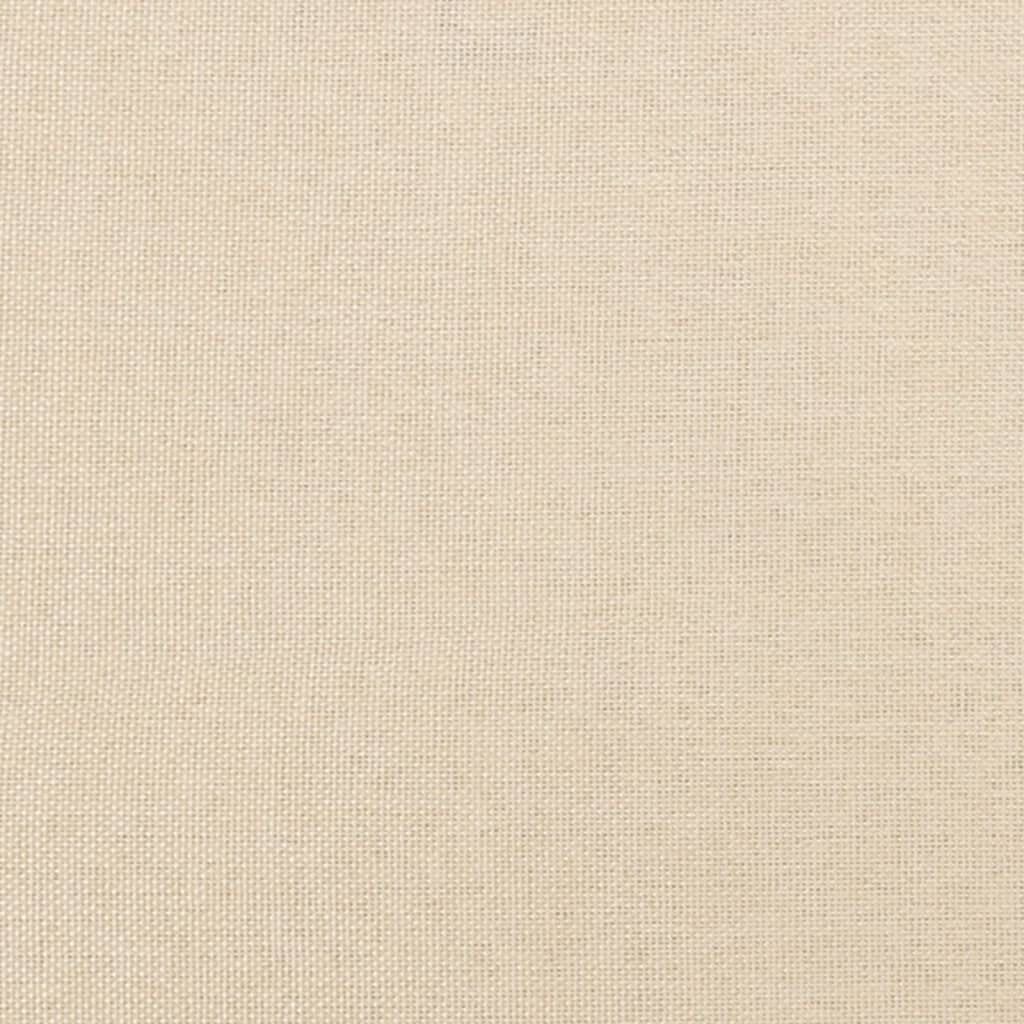 vidaXL Κεφαλάρι με Πτερύγια Κρεμ 103x16x78/88 εκ. Υφασμάτινο