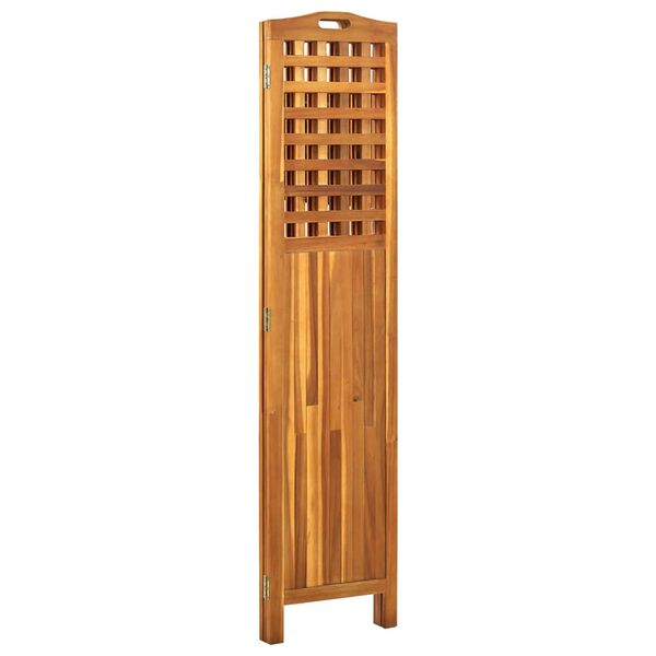 vidaXL Διαχωριστικό Δωματίου 3 Πάνελ 121x2x170 εκ. Μασίφ Ξύλο Ακακίας