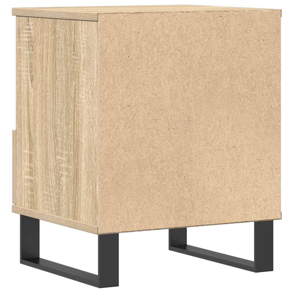 vidaXL Κομοδίνα 2 τεμ. Sonoma Δρυς 40 x 35 x 50 εκ. από Επεξεργ. Ξύλο