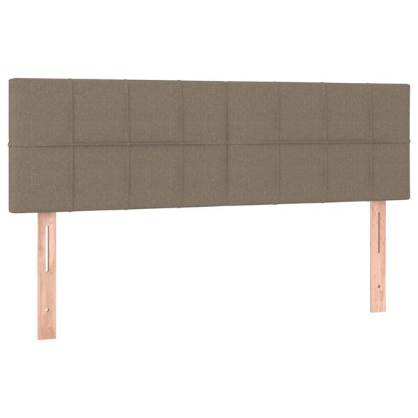 vidaXL &Kappa;&epsilon;&phi;&alpha;&lambda;ά&rho;&iota;&alpha; &Kappa;&rho;&epsilon;&beta;&alpha;&tau;&iota;&omicron;ύ 2 &tau;&epsilon;&mu;. Taupe 72x5x78/88 &epsilon;&kappa;. &Upsilon;&phi;&alpha;&sigma;&mu;ά&tau;&iota;&nu;&alpha;