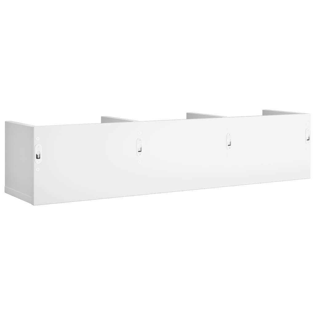 vidaXL Ντουλάπι Τοίχου Λευκό 75x18x16,5 εκ. από Επεξεργασμένο Ξύλο