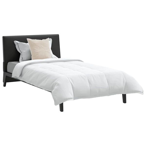 vidaXL Σετ Κουβέρτας με μαξιλάρι 2 pcs Λευκό 135 x 200 cm Πούπουλο