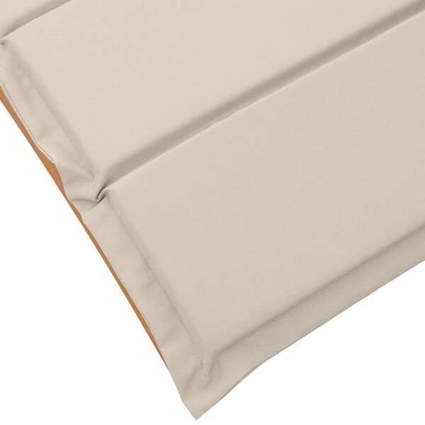 vidaXL Ξαπλώστρα 2 pcs Λευκό 184 x 55 x 64 εκ Μασίφ ξύλο ακακίας