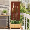 vidaXL &Omicron;&theta;ό&nu;&eta; &Iota;&delta;&iota;&omega;&tau;&iota;&kappa;ό&tau;&eta;&tau;&alpha;&sigmaf; &Kappa;ή&pi;&omicron;&upsilon; Floral &Sigma;&kappa; rusty 50 x 140 &epsilon;&kappa;