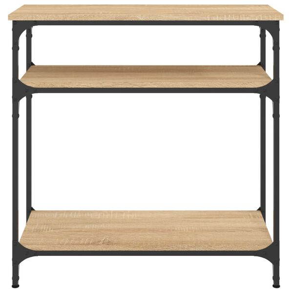 vidaXL Τραπέζι Κονσόλα Sonoma Δρυς 75x29x75 εκ. Επεξεργασμένο Ξύλο