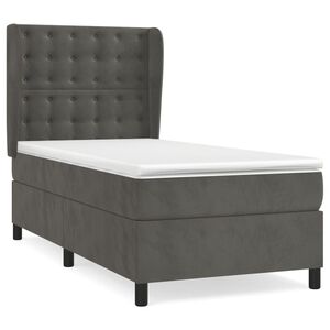 vidaXL &Kappa;&rho;&epsilon;&beta;ά&tau;&iota; Boxspring &mu;&epsilon; &Sigma;&tau;&rho;ώ&mu;&alpha; &Sigma;&kappa;&omicron;ύ&rho;&omicron; &Gamma;&kappa;&rho;&iota; 90x200 &epsilon;&kappa;. &Beta;&epsilon;&lambda;&omicron;ύ&delta;&iota;&nu;&omicron;