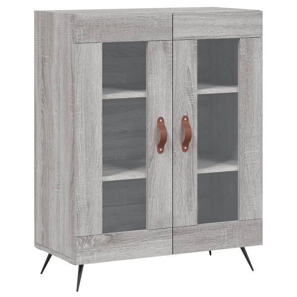 vidaXL Ντουλάπι Γκρι Sonoma 69,5 x 34 x 90 εκ. από Επεξεργασμένο Ξύλο
