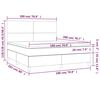 vidaXL &Kappa;&rho;&epsilon;&beta;ά&tau;&iota; Boxspring &mu;&epsilon; &Sigma;&tau;&rho;ώ&mu;&alpha; &Alpha;&nu;&omicron;&iota;&chi;&tau;ό &Gamma;&kappa;&rho;&iota; 180x200 &epsilon;&kappa;. &Upsilon;&phi;&alpha;&sigma;&mu;ά&tau;&iota;&nu;&omicron;