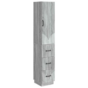 vidaXL &Sigma;έ&tau; &Nu;&tau;&omicron;&upsilon;&lambda;&alpha;&pi;&iota;ώ&nu; 2 pcs &Gamma;&kappa;&rho;&iota; Sonoma 33 x 34,5 x 87 &epsilon;&kappa;.