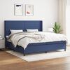 vidaXL &Kappa;&rho;&epsilon;&beta;ά&tau;&iota; Boxspring &mu;&epsilon; &Sigma;&tau;&rho;ώ&mu;&alpha; &Mu;&pi;&lambda;&epsilon; 200x200 &epsilon;&kappa;. &Upsilon;&phi;&alpha;&sigma;&mu;ά&tau;&iota;&nu;&omicron;