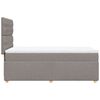 vidaXL &Kappa;&rho;&epsilon;&beta;ά&tau;&iota; Boxspring &mu;&epsilon; &Sigma;&tau;&rho;ώ&mu;&alpha; Taupe 90x200 &epsilon;&kappa;. &Upsilon;&phi;&alpha;&sigma;&mu;ά&tau;&iota;&nu;&omicron;