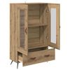vidaXL Highboard &mu;&epsilon; &sigma;&upsilon;&rho;&tau;ά&rho;&iota; Artisan Oak 69,5 x 31 x 115 &epsilon;&kappa;.
