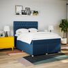 vidaXL &Kappa;&rho;&epsilon;&beta;ά&tau;&iota; Boxspring &mu;&epsilon; &Sigma;&tau;&rho;ώ&mu;&alpha; &Mu;&pi;&lambda;&epsilon; 160x200 &epsilon;&kappa;. &Upsilon;&phi;&alpha;&sigma;&mu;ά&tau;&iota;&nu;&omicron;