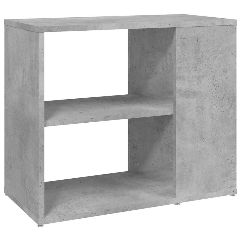vidaXL Βοηθητικό Ντουλάπι Γκρι Σκυροδέματος 60x30x50 εκ. Επεξ. Ξύλο