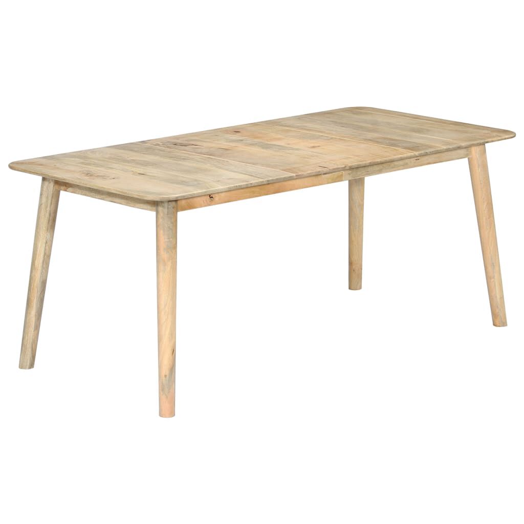 vidaXL Τραπεζαρία 180 x 90 x 76 εκ. από Μασίφ Ξύλο Μάνγκο