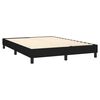 vidaXL &Kappa;&rho;&epsilon;&beta;ά&tau;&iota; Boxspring &mu;&epsilon; &Sigma;&tau;&rho;ώ&mu;&alpha; & LED &Mu;&alpha;ύ&rho;&omicron; 140x200 &epsilon;&kappa;. &Upsilon;&phi;&alpha;&sigma;&mu;ά&tau;&iota;&nu;&omicron;
