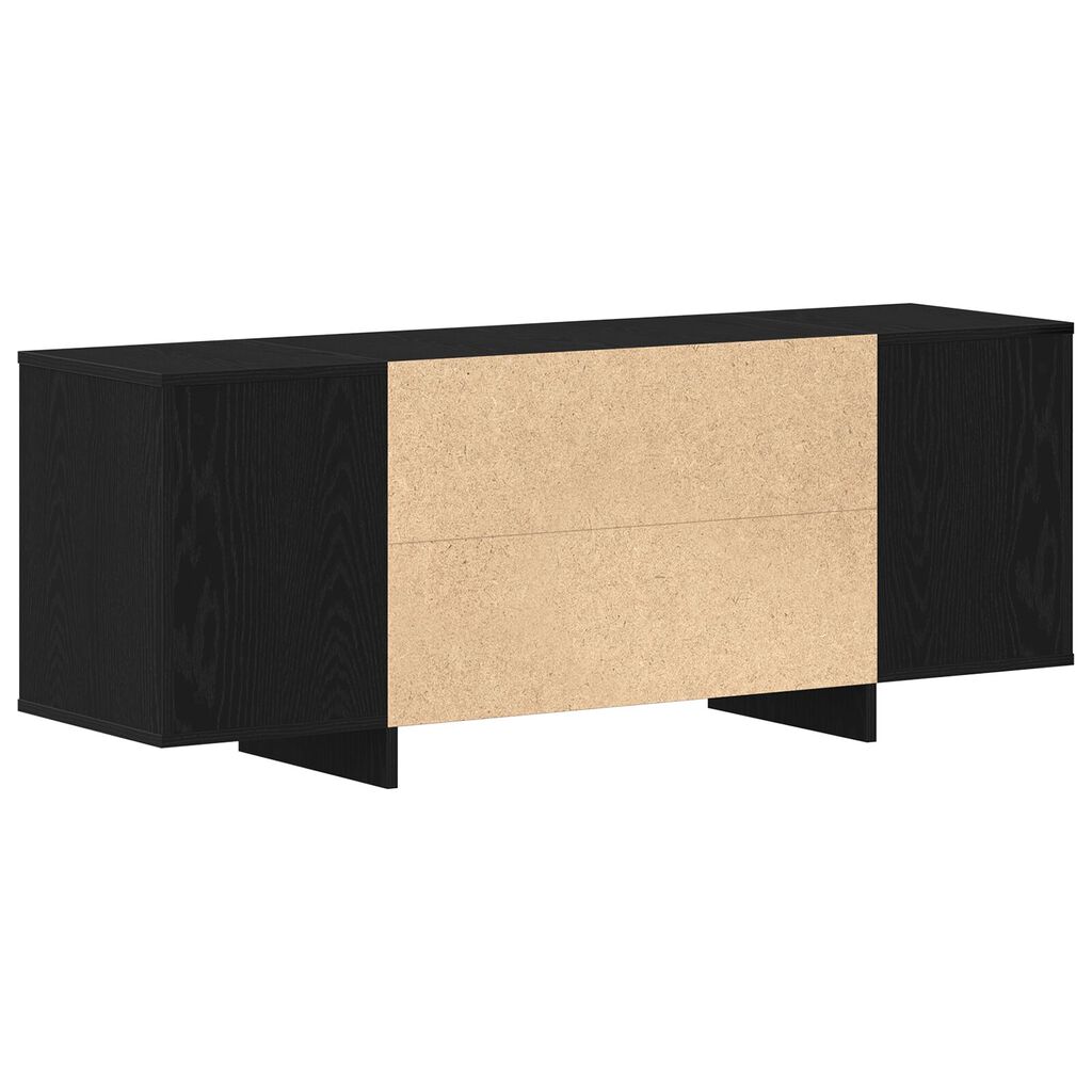 vidaXL Βάση τηλεόρασης - Μαύρη Δρυς - 120x30x40.5 εκ. - Φτιαγμένη από Επεξεργασμένο ξύλο