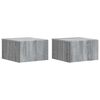 vidaXL &Tau;&omicron;ί&chi;&omicron;&upsilon; &Kappa;&rho;&epsilon;&mu;&alpha;&sigma;&tau;ό &Kappa;&omicron;&mu;&omicron;&delta;ί&nu;&omicron; 2 pcs &Gamma;&kappa;&rho;&iota; Sonoma 33 x 34,5 x 20 &epsilon;&kappa;