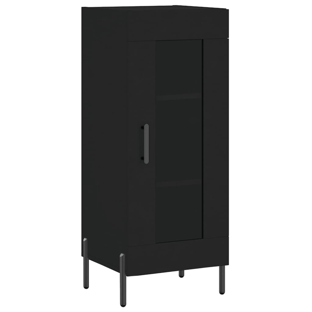 vidaXL Ντουλάπι Μαύρο 34,5 x 34 x 90 εκ. από Επεξεργασμένο Ξύλο