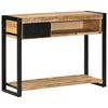 vidaXL Τραπέζι κονσόλας 100x35x75 cm Στερεό ακατέργαστο ξύλο Mango