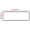 vidaXL &Delta;&epsilon;&rho;&mu;ά&tau;&iota;&nu;&omicron; &Chi;&alpha;&lambda;ί &Gamma;&kappa;&rho;&iota; 50 x 150 cm 100% &Pi;&omicron;&lambda;&upsilon;&pi;&rho;&omicron;&pi;&upsilon;&lambda;έ&nu;&iota;&omicron; &Tau;&omicron;ύ&phi;&tau;&alpha;