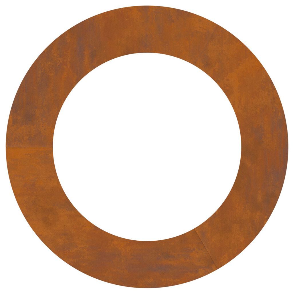 vidaXL Γλάστρα Corten Steel Corten Steel Μεγάλη Διακοσμητικά Ένθετα