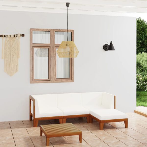 vidaXL &Sigma;&alpha;&lambda;ό&nu;&iota; &Kappa;ή&pi;&omicron;&upsilon; 5 &Tau;&epsilon;&mu;&alpha;&chi;ί&omega;&nu; &alpha;&pi;ό &Mu;&alpha;&sigma;ί&phi; &Xi;ύ&lambda;&omicron; &Alpha;&kappa;&alpha;&kappa;ί&alpha;&sigmaf; &mu;&epsilon; &Mu;&alpha;&xi;&iota;&lambda;ά&rho;&iota;&alpha;