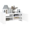 vidaXL Έπιπλο Τηλεόρασης Λευκό 80x35x40 εκ. Επεξεργασμένο Ξύλο