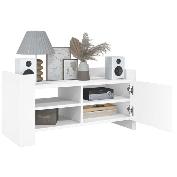 vidaXL Έπιπλο Τηλεόρασης Λευκό 80x35x40 εκ. Επεξεργασμένο Ξύλο